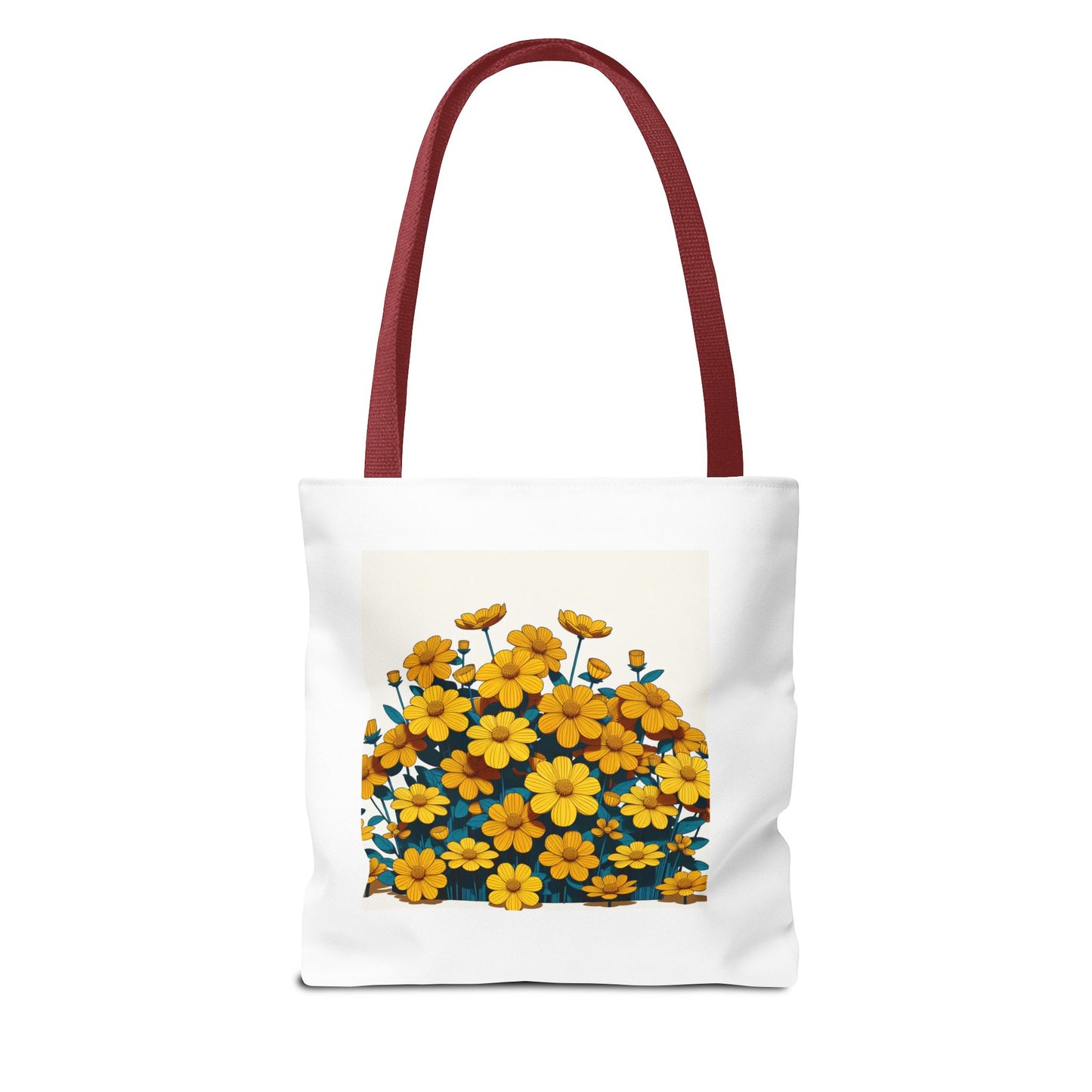 Happy Vibes Floral Tote Bag – Perfect for Sunshine Lovers & Everyday Joy